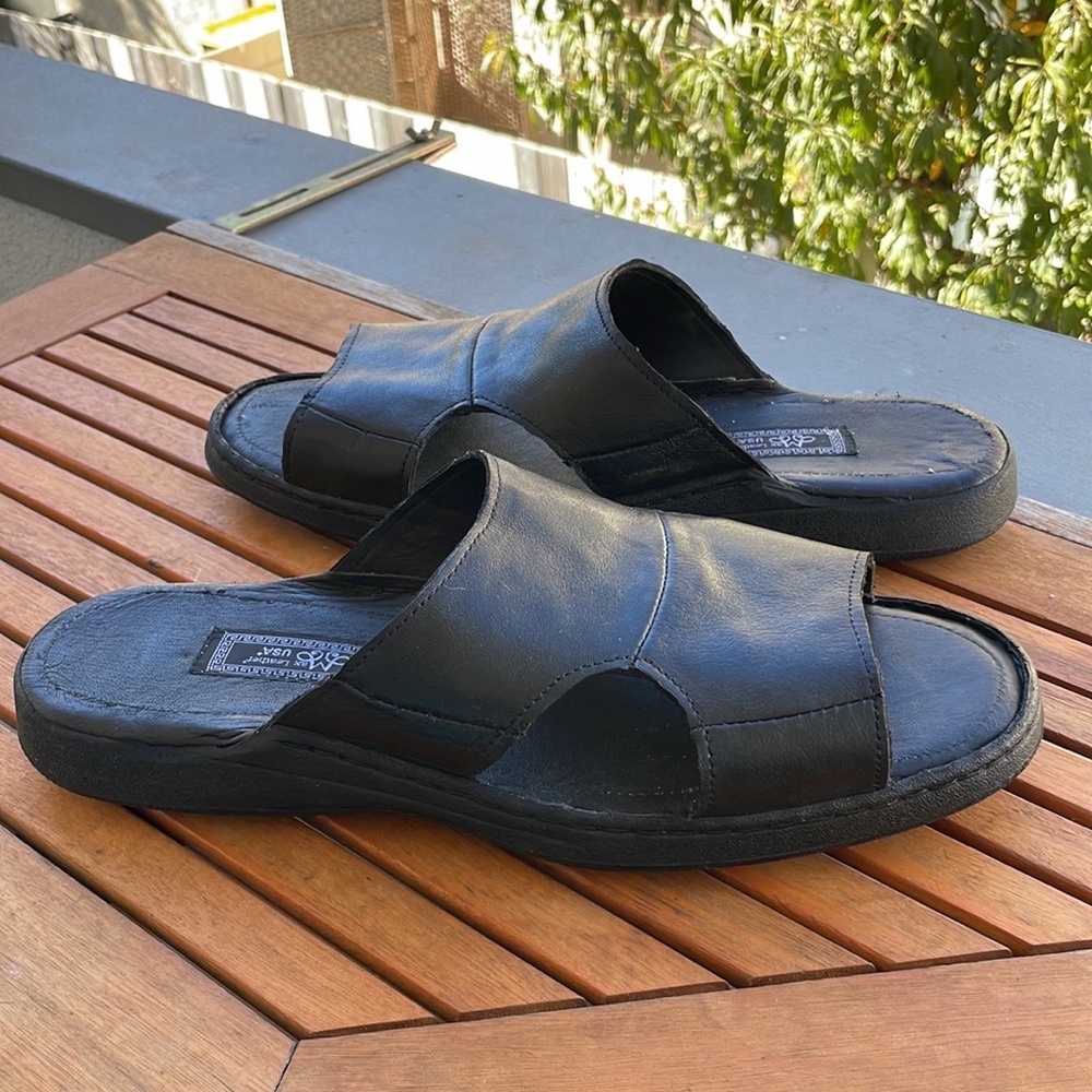 Max Leather Men’s Leather Sandals - Picture 2 of 6